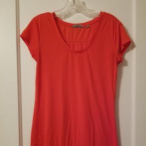 Athleta CYA long orange top